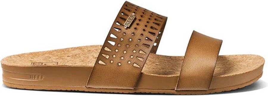 Reef Cushion Vista Perforated Slippers Coffee