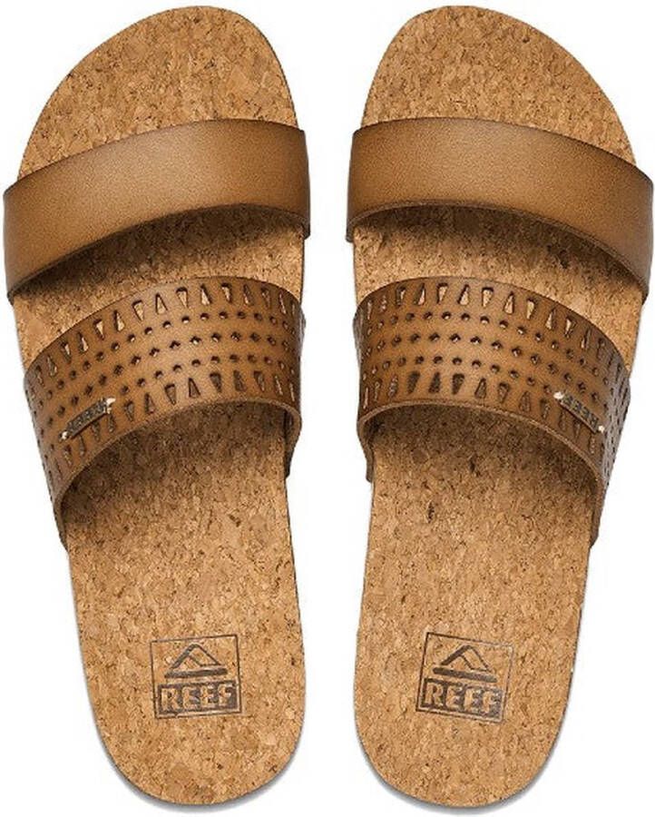 Reef Cushion Vista Perforated Slippers Coffee