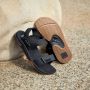 Reef Fanning Baja Heren Slippers Black Sliver - Thumbnail 12