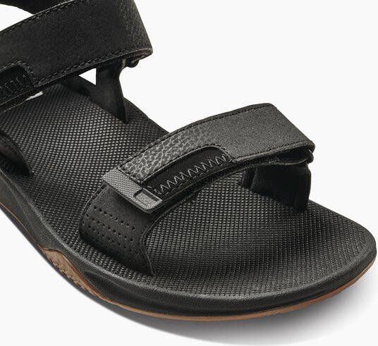 Reef Fanning Baja Heren Slippers Black Sliver - Foto 15