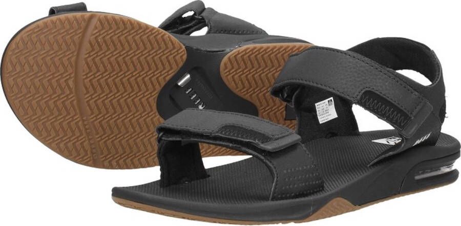 Reef Fanning Baja Heren Slippers Black Sliver - Foto 6