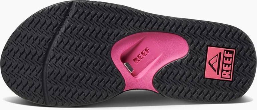 Reef Fanning Dames Slippers Zwart