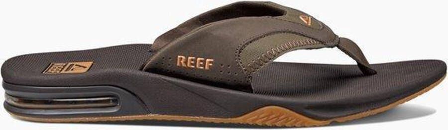 Reef Fanning Heren Slippers Brown Gum