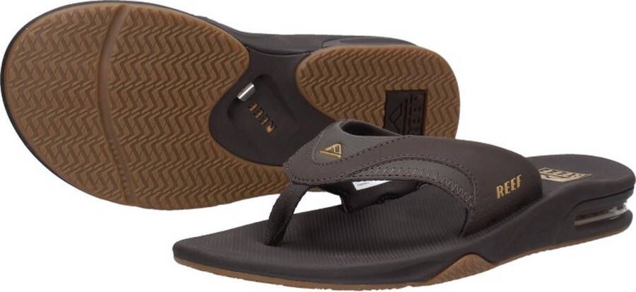 Reef Fanning Heren Slippers Brown Gum