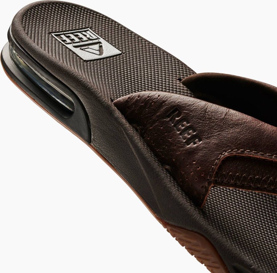 Reef Fanning Leather Lux Espresso Heren Slippers CI8085 - Foto 10