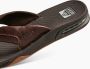 Reef Fanning Leather Lux Espresso Heren Slippers CI8085 - Thumbnail 11