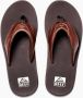 Reef Fanning Leather Lux Espresso Heren Slippers CI8085 - Thumbnail 4