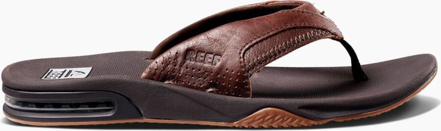 Reef Fanning Leather Lux Espresso Heren Slippers CI8085 - Foto 6