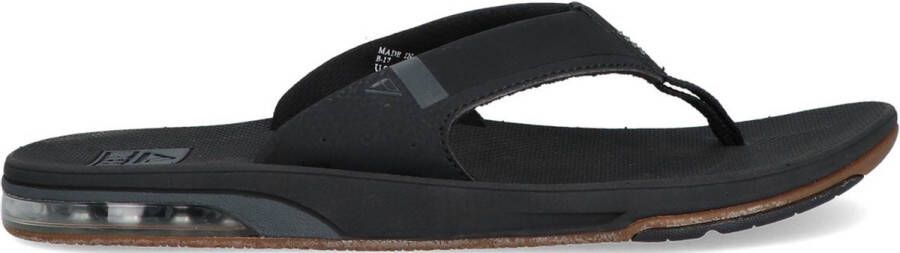 Reef Fanning Low Black Heren Slippers Zwart