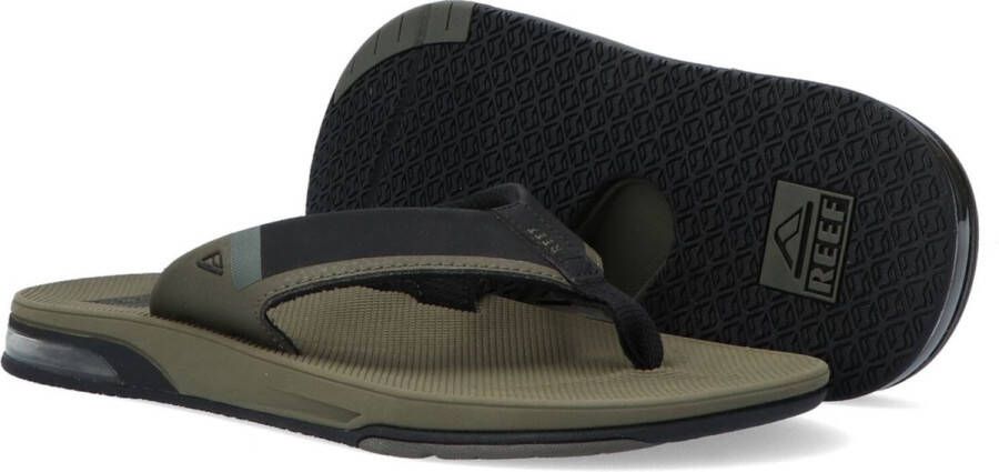 Reef Fanning Low Olive Heren Slippers Olijfgroen - Foto 15