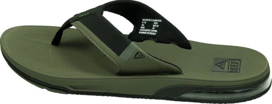 Reef Fanning Low Olive Heren Slippers Olijfgroen - Foto 8