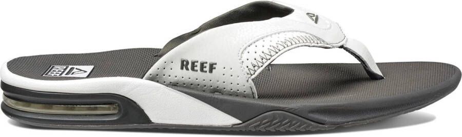 Reef Fanning Slippers Heren Wit