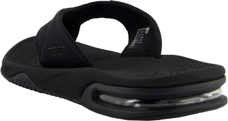 Reef Fanningall Black Heren Slippers Zwart