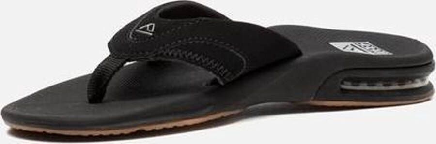 Reef Fanningblack Silver Heren Slippers Zwart Zilver
