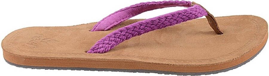 Reef Gypsy Macrame Dames Slippers Bruin Paars