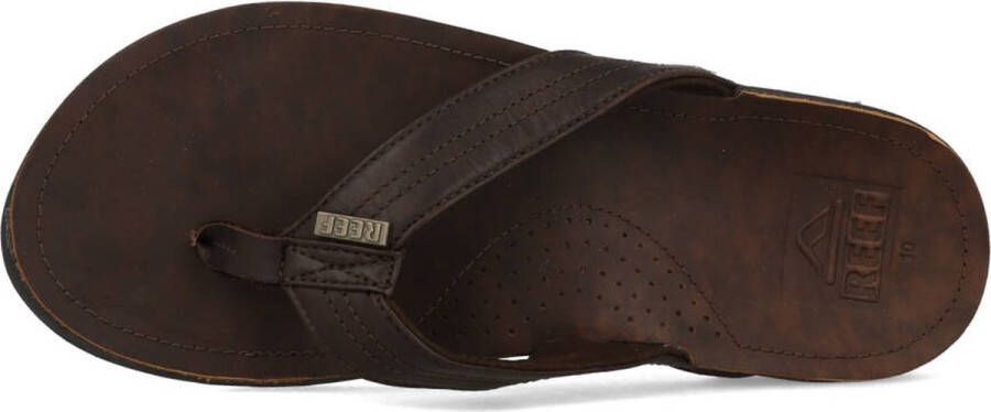 Reef J-Bay Iiidark Brown Dark Brown Heren Slippers Donkerbruin