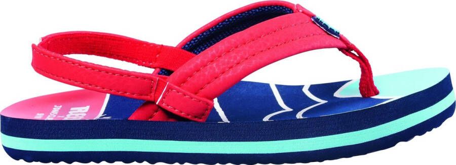 Reef Jonas Claesson Lil Ahi Mountain Wave Jongens Slippers Blauw