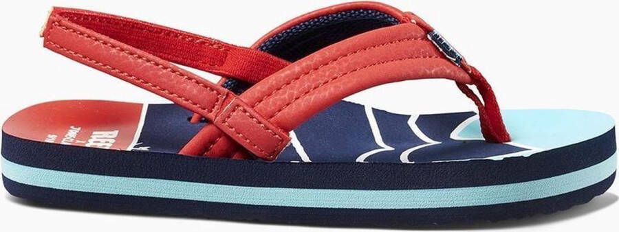Reef Jonas Claesson Lil Ahi Mountain Wave Jongens Slippers Blauw - Foto 3