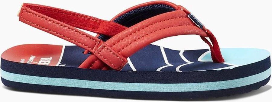 Reef Jonas Claesson Lil Ahi Mountain Wave Jongens Slippers Blauw