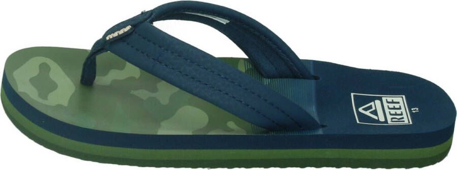 Reef Kids Ahi Jongens Slippers Donkerblauw