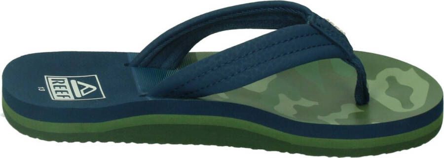 Reef Kids Ahi Jongens Slippers Donkerblauw