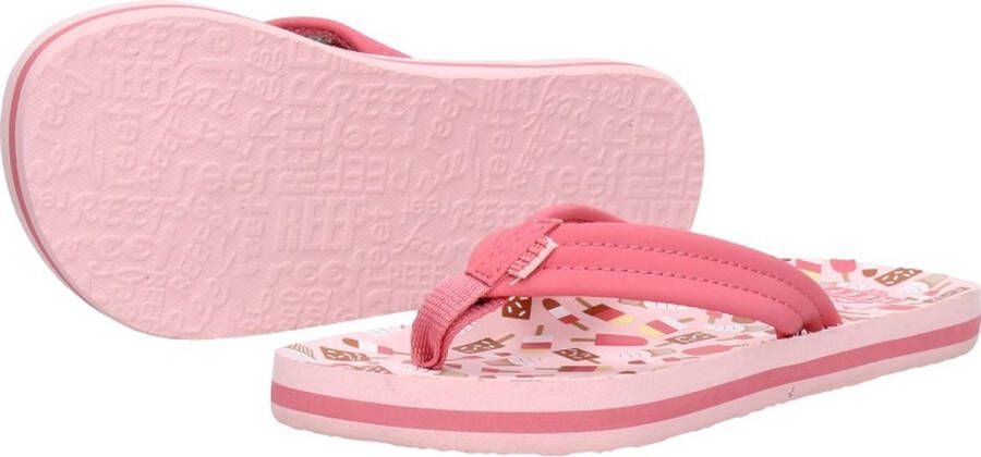 Reef Kids Ahi Meisjes Slippers Coral Pineapples