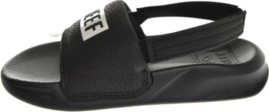 Reef Kids One Slide Black Whit Unisex Slippers- Zwart