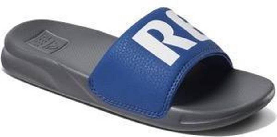 Reef Kids One Slide Jongens Slippers Grey Blue