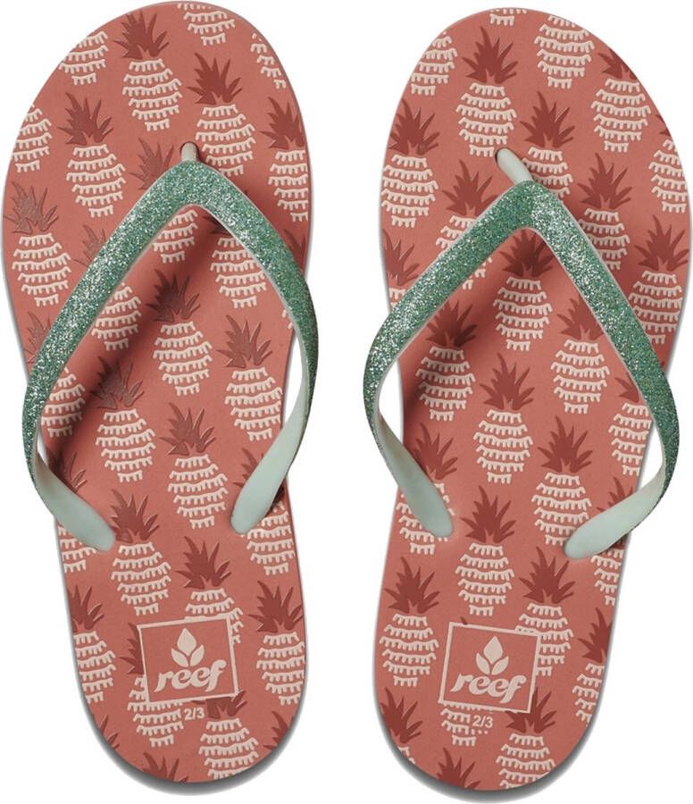 Reef Kids Stargazer Prints Meisjes Slippers Pineapple