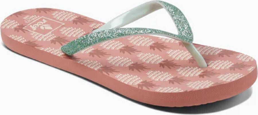 Reef Kids Stargazer Prints Meisjes Slippers Roze Mint - Foto 2