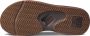 Reef Leather Fanningdark Brown Heren Slippers Donkerbruin - Thumbnail 15