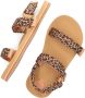 Reef Little Ahi Convertible sandalen met panterprint zwart beige Meisjes Textiel 25 - Thumbnail 8