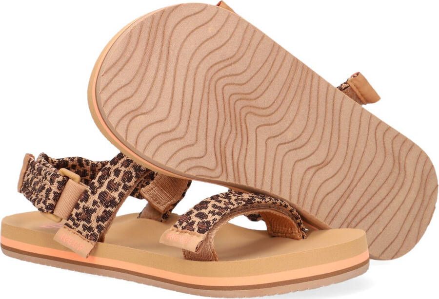 Reef Lil Ahi Convertible Leopard Meisjes Slippers Bruin Panterprint