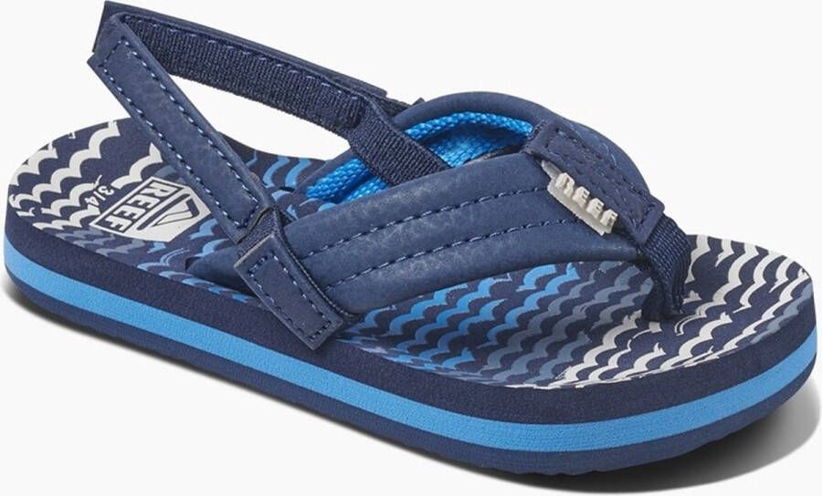 Reef Little Ahi Jongens Slippers Blauw