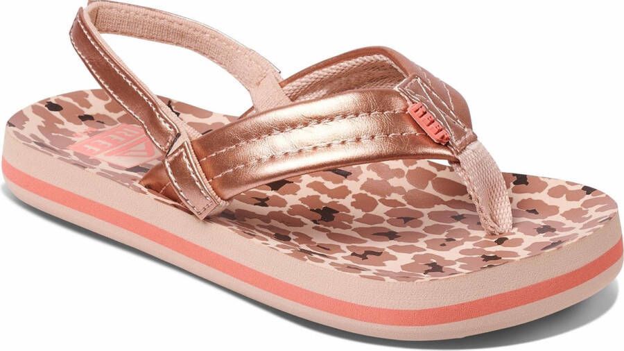 Reef Slippers Little Ahi Cheetah RF002199CEE Roze-25 26 - Foto 9