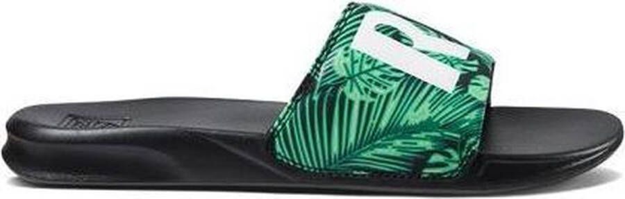 Reef One Slide Green Palm