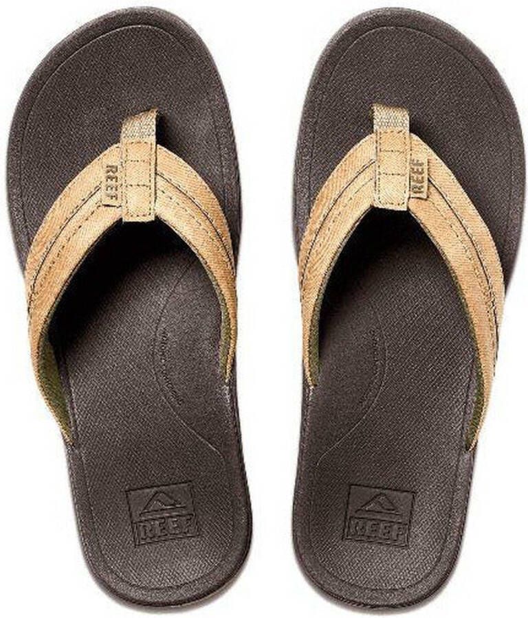 Reef Ortho-bounce Coast Teenslippers Brown