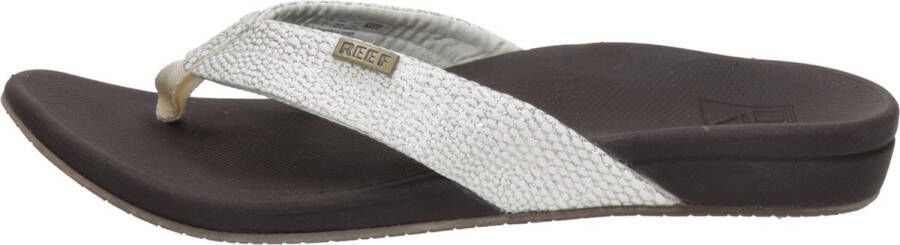 Reef Ortho Spring Dames Slippers Brown White - Foto 4