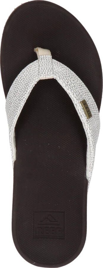 Reef Ortho Spring Dames Slippers Brown White - Foto 5