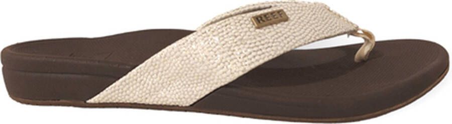Reef Ortho Spring Dames Slippers Brown White - Foto 7