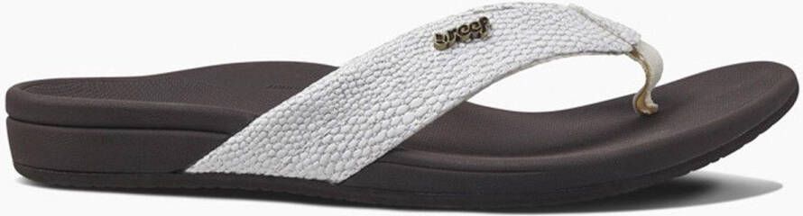 Reef Ortho Spring Dames Slippers Brown White - Foto 8