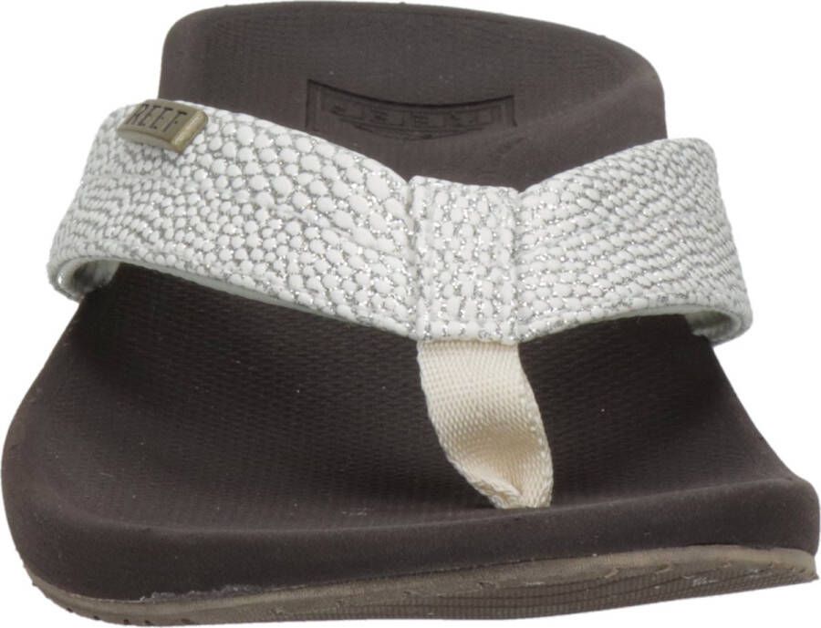 Reef Ortho-Spring Dames Slippers Brown White - Foto 9