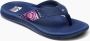 Reef Santa Ana Dames Slippers Donkerblauw - Thumbnail 5