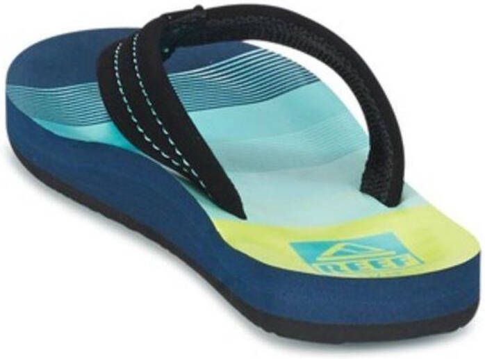 Reef Little Ahi teenslippers met hielbandje zwart aqua Blauw Jongens EVA 25-26 - Foto 15