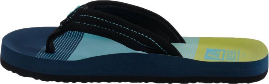 Reef Little Ahi teenslippers met hielbandje zwart aqua Blauw Jongens EVA 25-26 - Foto 9