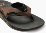 Reef Fanning Zwart Bruin Heren Slippers CI8102 - Thumbnail 7