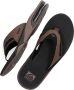 Reef Fanning Zwart Bruin Heren Slippers CI8102 - Thumbnail 7