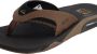 Reef Fanning Zwart Bruin Heren Slippers CI8102 - Thumbnail 10