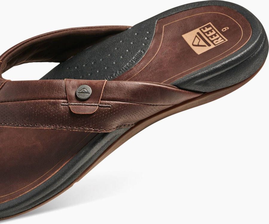 Reef Pacific Heren Slippers Dark Brown - Foto 4