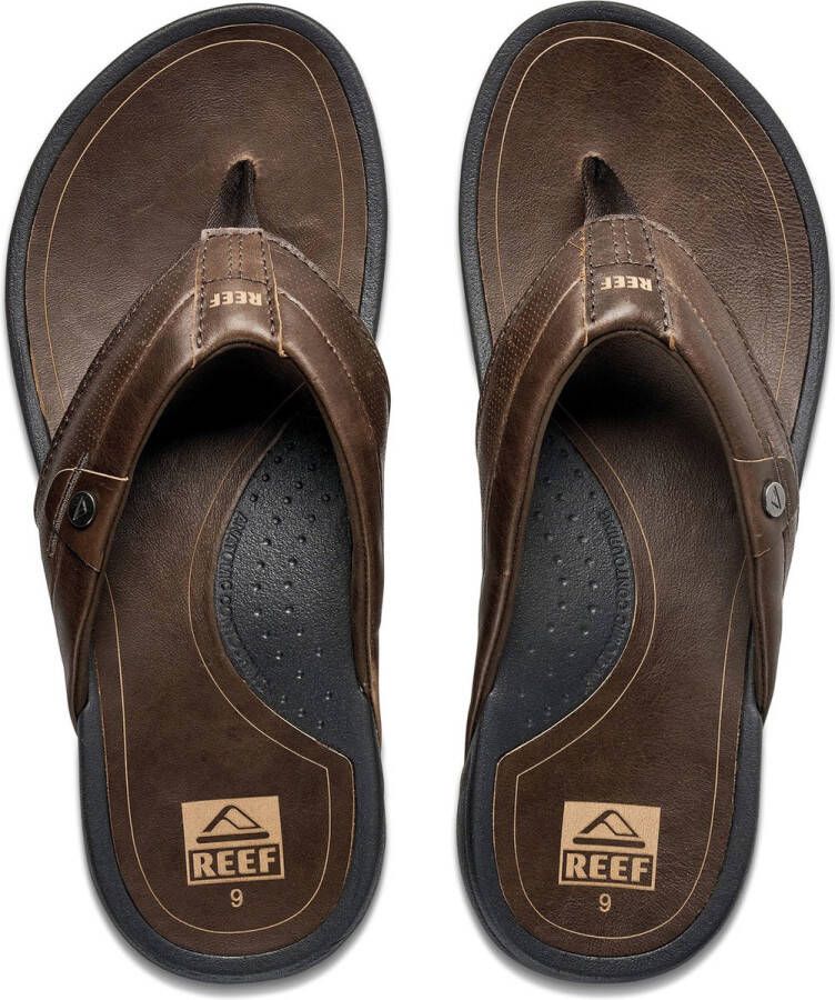 Reef Pacific Heren Slippers Dark Brown - Foto 8